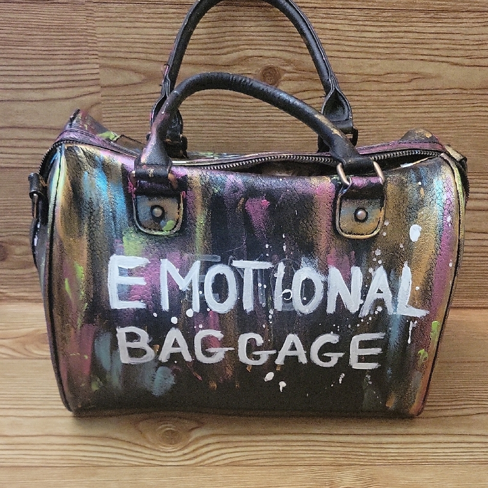 Custom Colorful Graffiti Handbag
